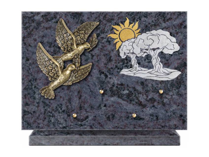 Granite Rectangle Collection Plaque.