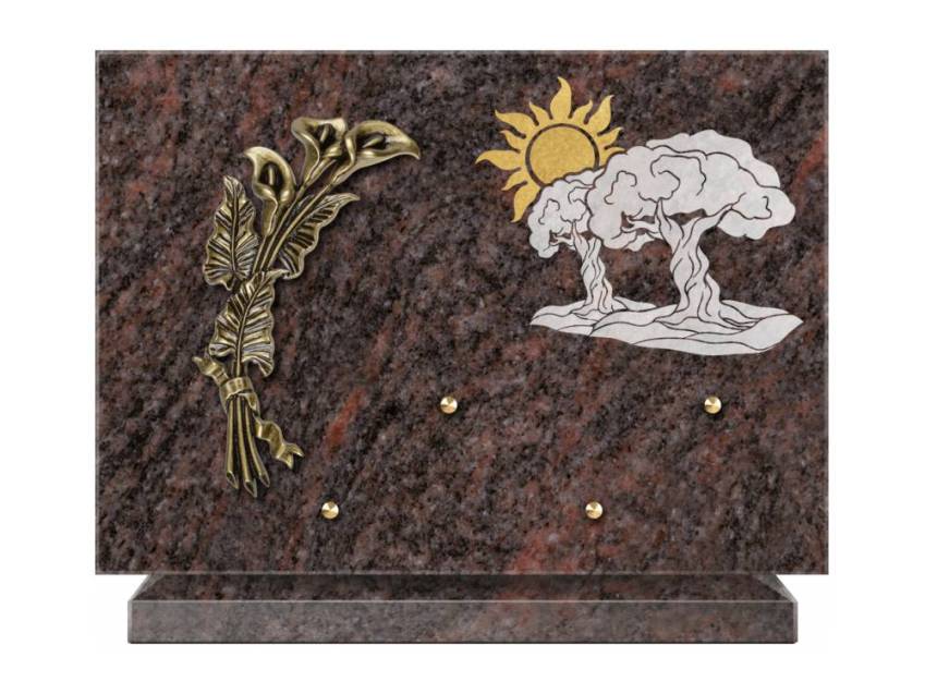 Granite Rectangle Collection Plaque.