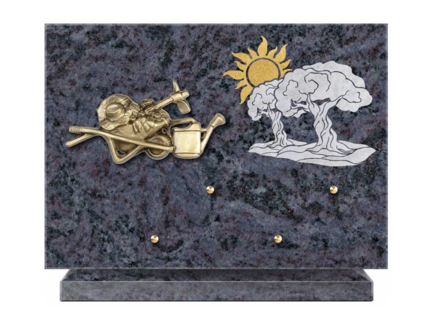 Granite Rectangle Collection Plaque.