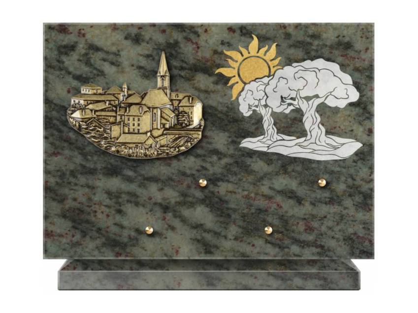 Granite Rectangle Collection Plaque.