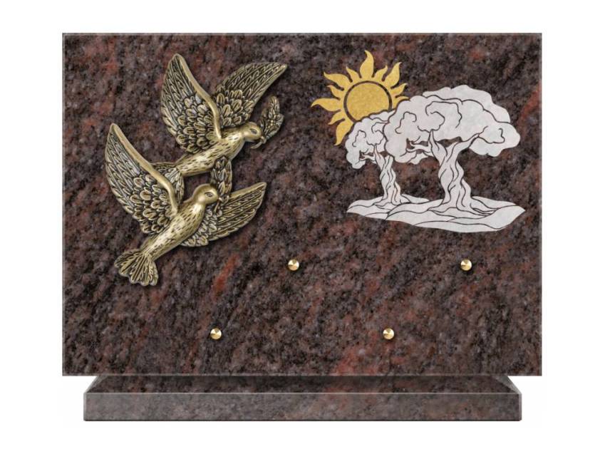 Granite Rectangle Collection Plaque.