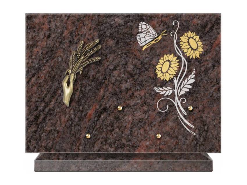 Granite Rectangle Collection Plaque.