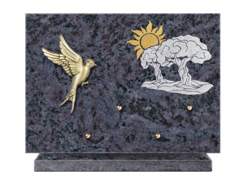 Granite Rectangle Collection Plaque.