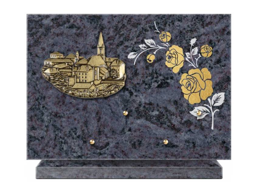 Granite Rectangle Collection Plaque.