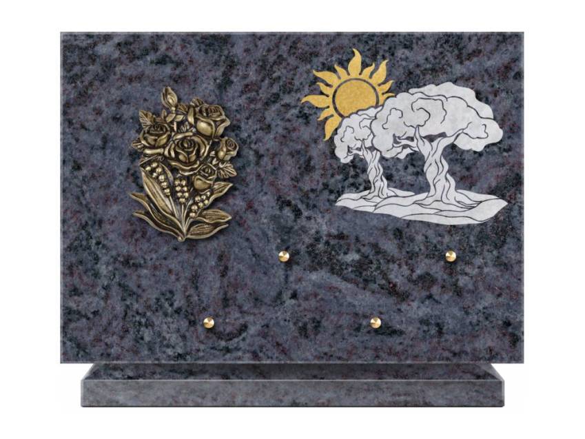 Granite Rectangle Collection Plaque.