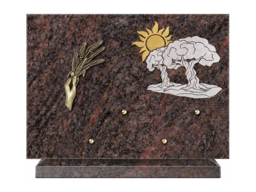 Granite Rectangle Collection Plaque.