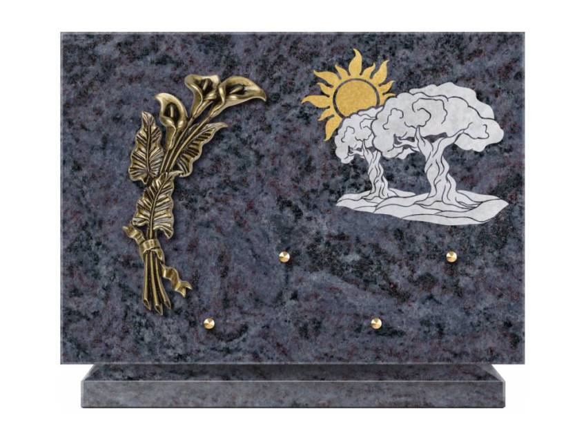 Granite Rectangle Collection Plaque.