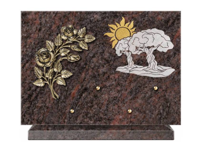 Granite Rectangle Collection Plaque.