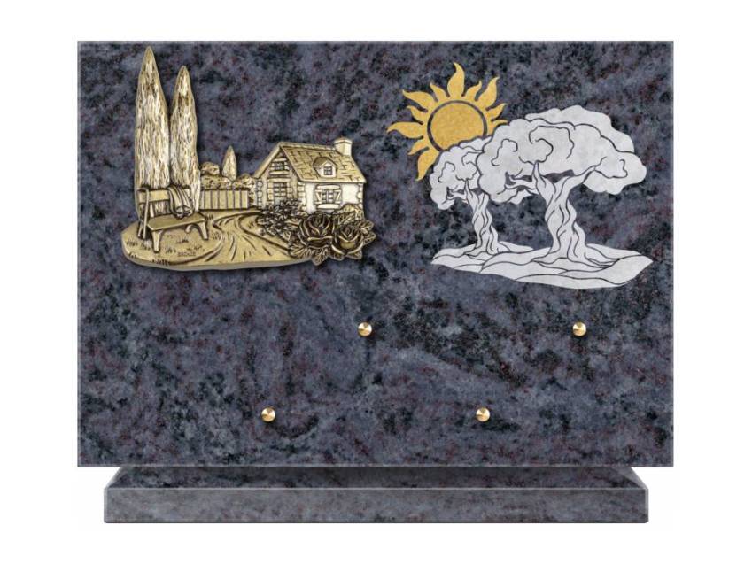 Granite Rectangle Collection Plaque.