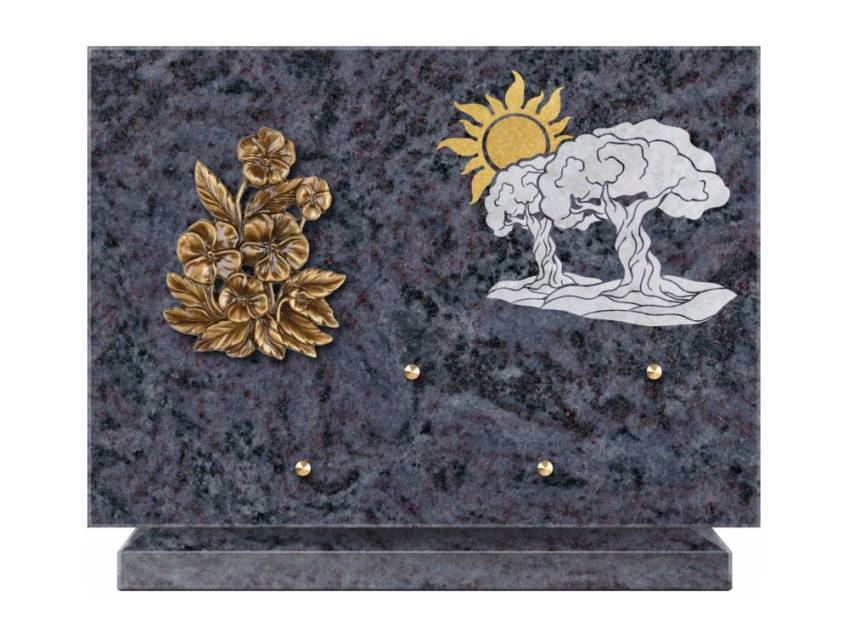 Granite Rectangle Collection Plaque.