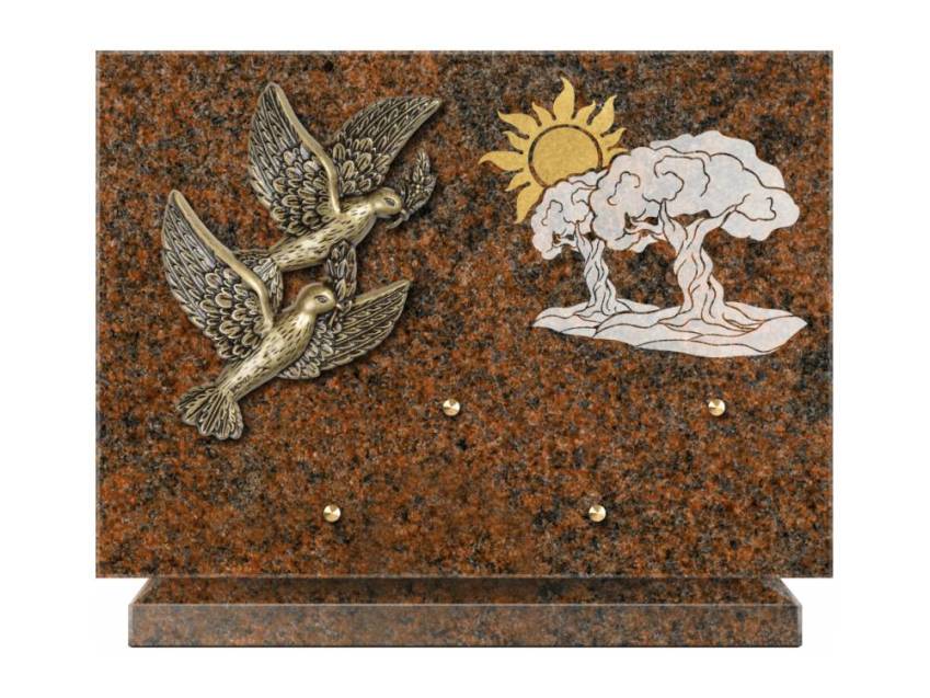 Granite Rectangle Collection Plaque.