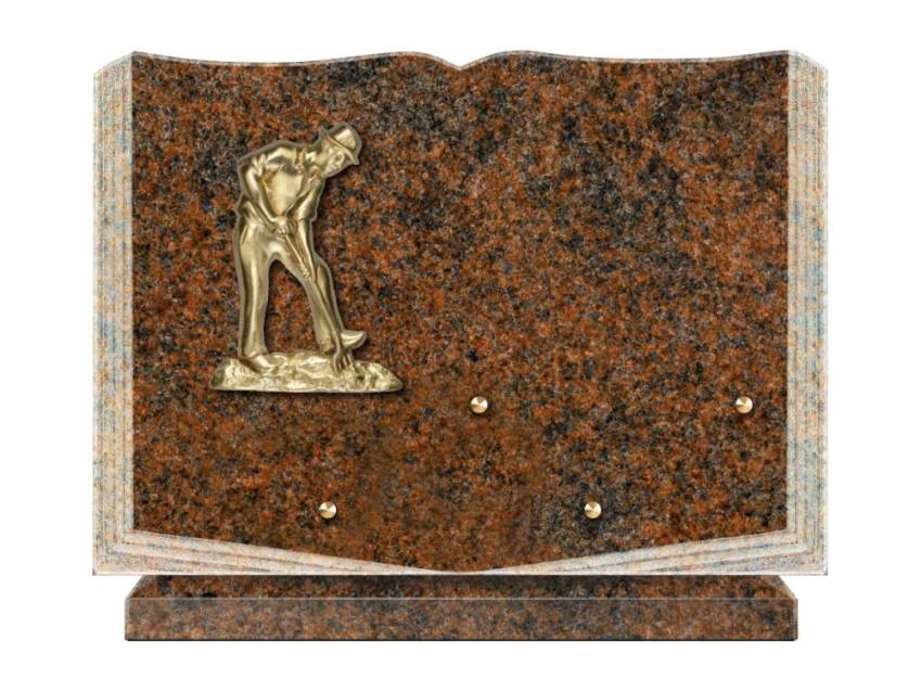 Granite plaque - Book passion