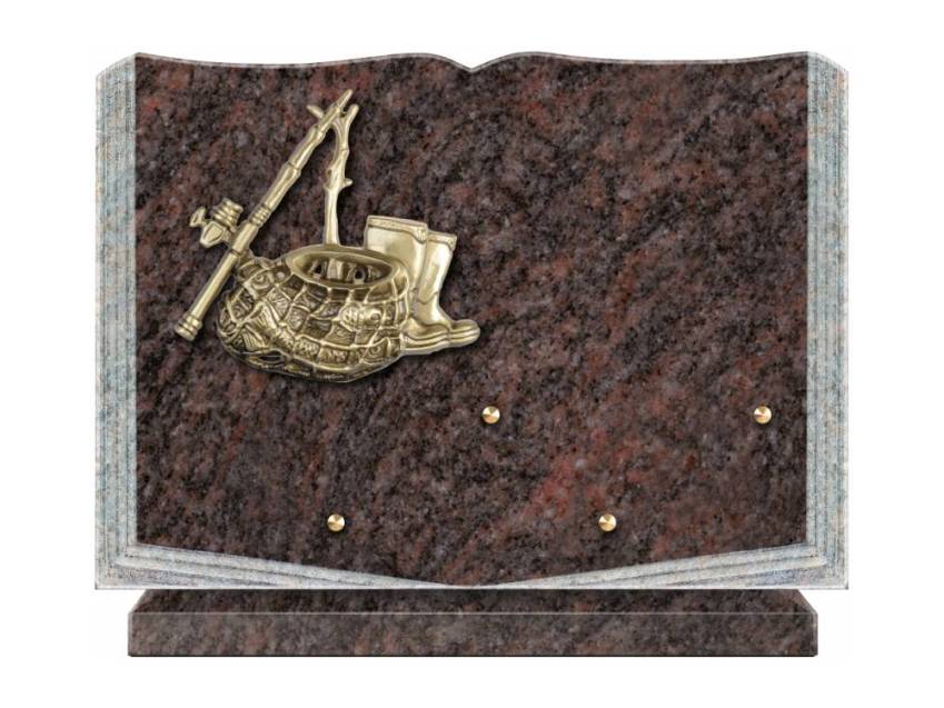 Granite plaque - Book passion