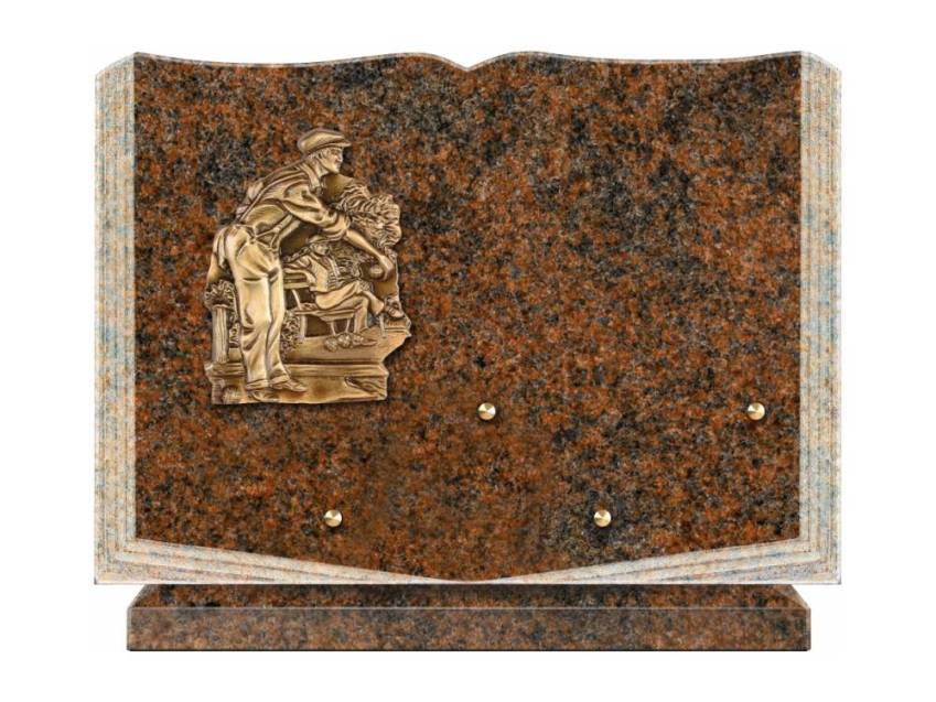 Granite plaque - Book passion