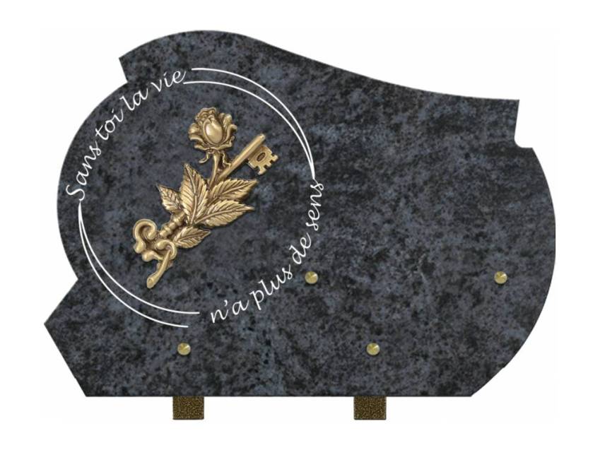 Contemporary Granite Confession Plaque