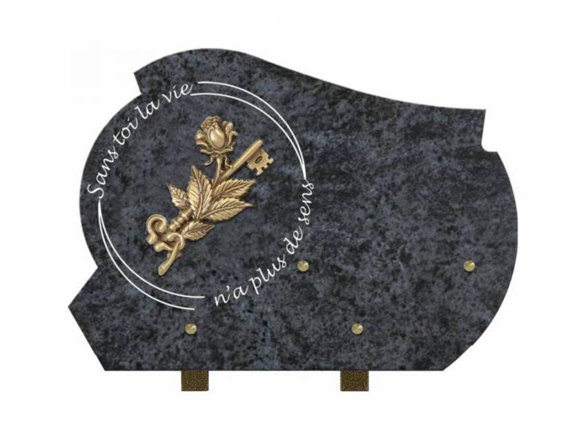 Contemporary Granite Confession Plaque