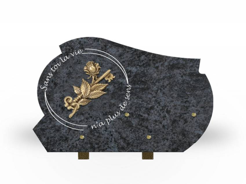 Contemporary Granite Confession Plaque