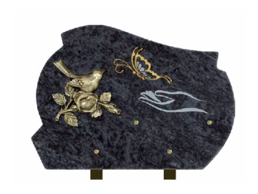 Stylish Emotion Granite Plaque.