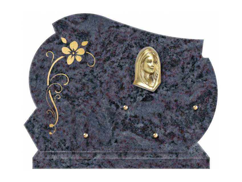 Beautiful artistic granite plaque.