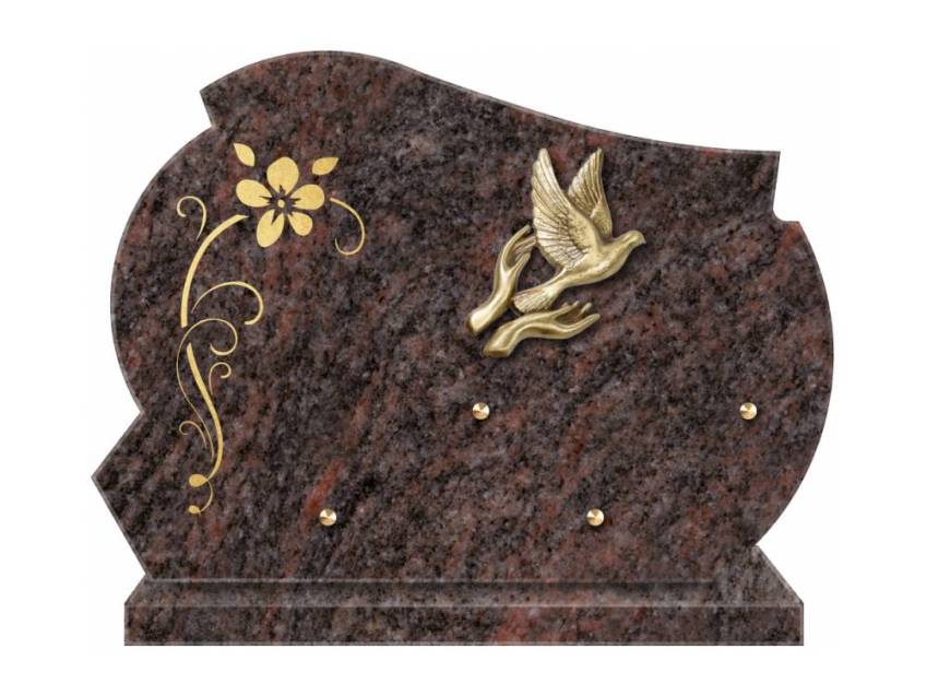 Beautiful artistic granite plaque.