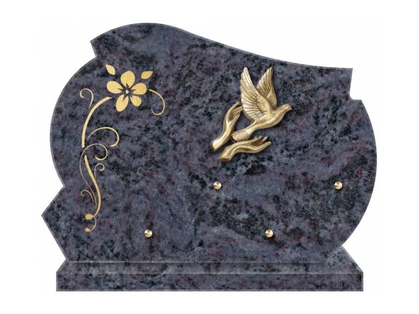 Beautiful artistic granite plaque.