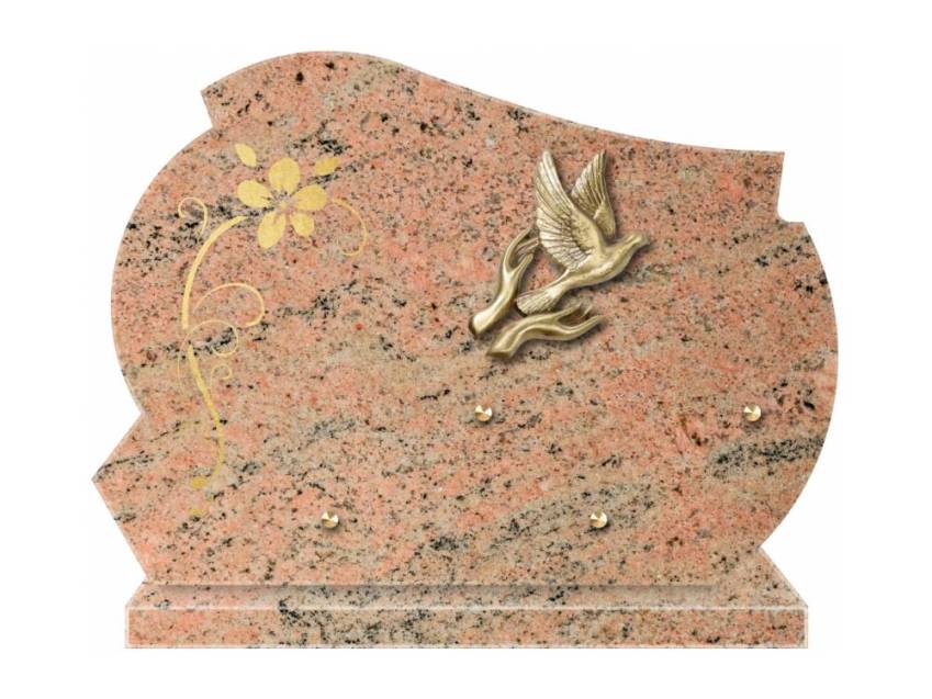 Beautiful artistic granite plaque.