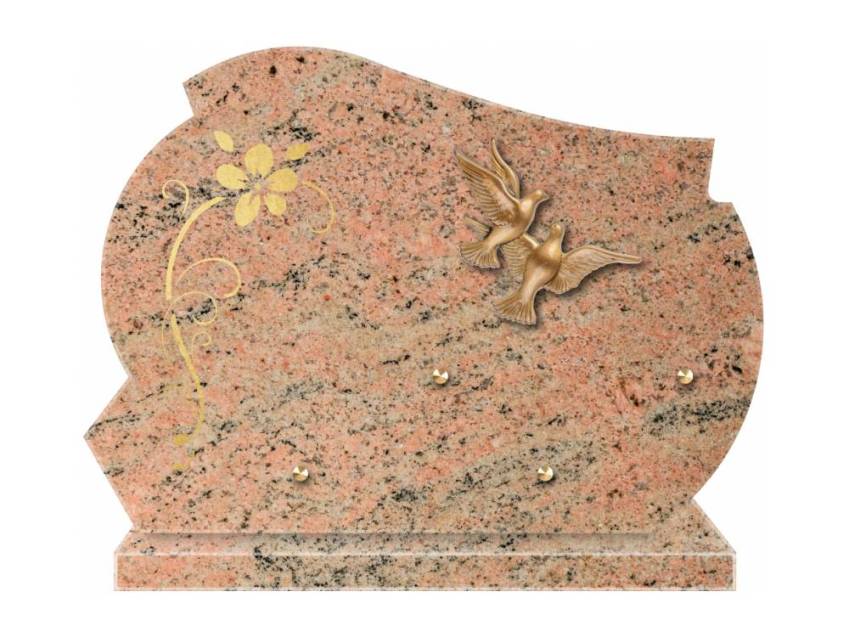 Beautiful artistic granite plaque.