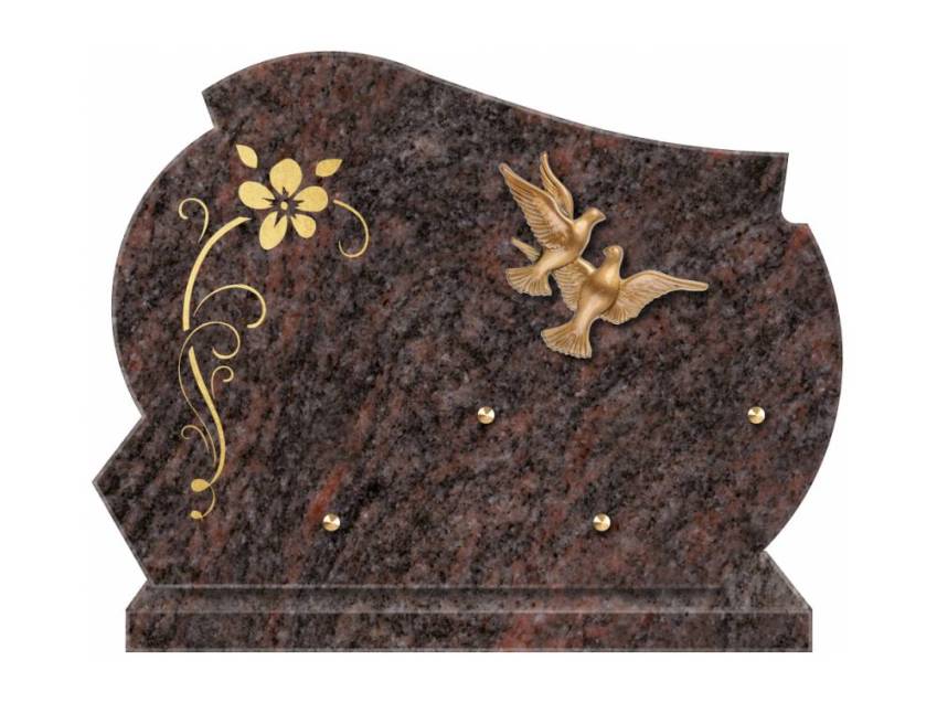 Beautiful artistic granite plaque.