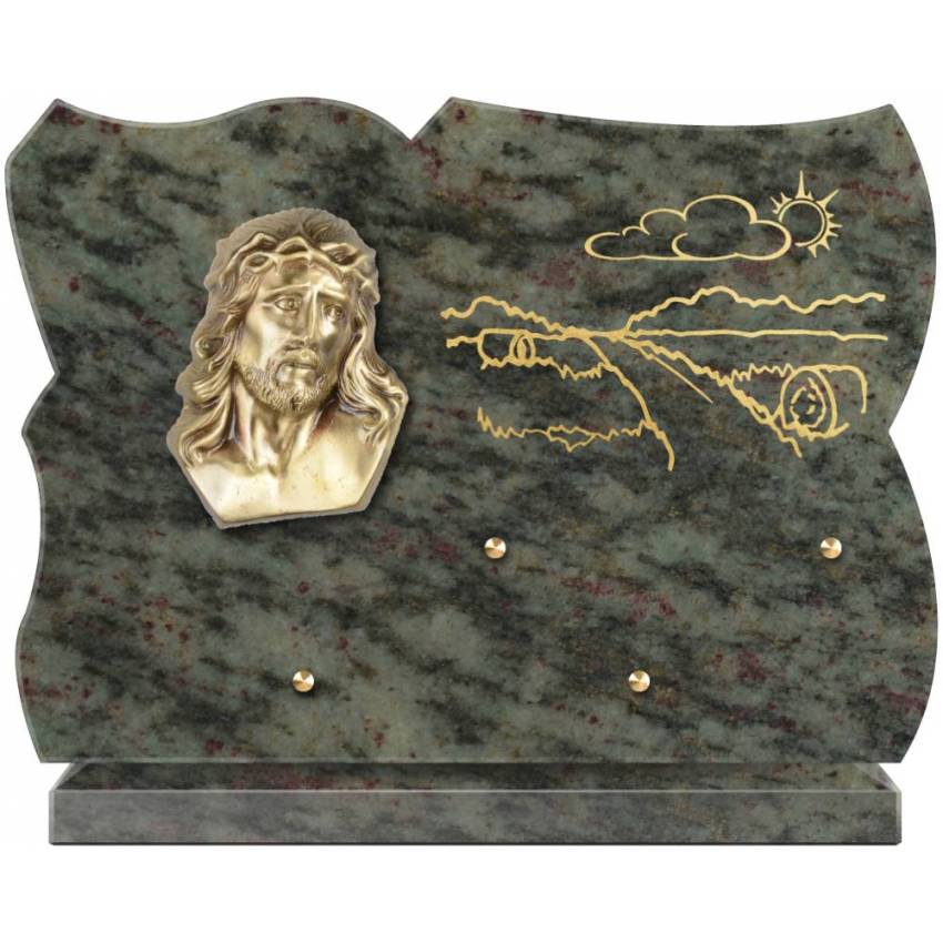 Emotion-shaped Granite Plaque