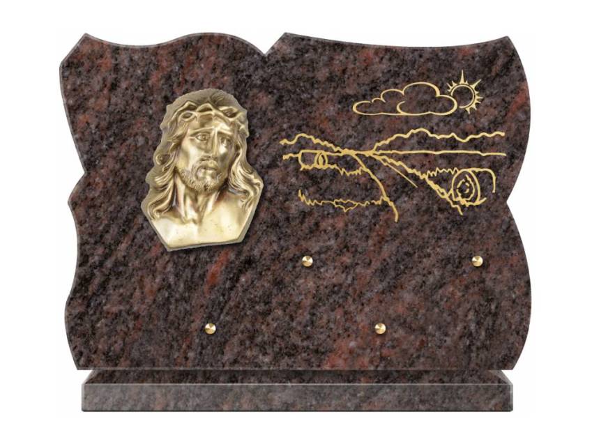 Emotion-shaped Granite Plaque