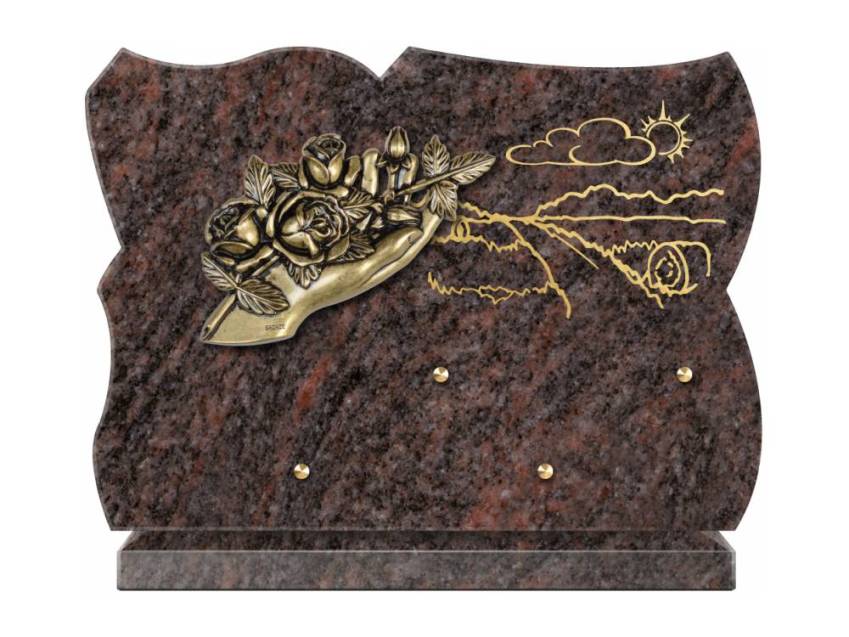 Emotion-shaped Granite Plaque