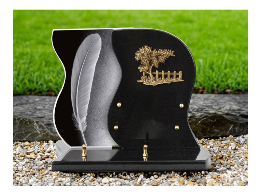 Floratina funeral plaque