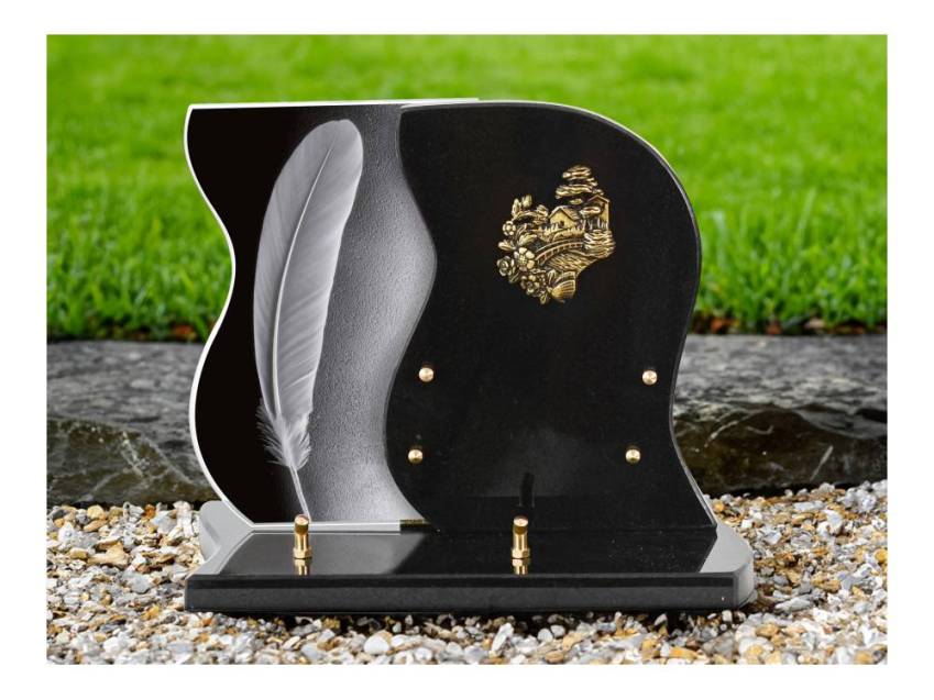 Floratina funeral plaque