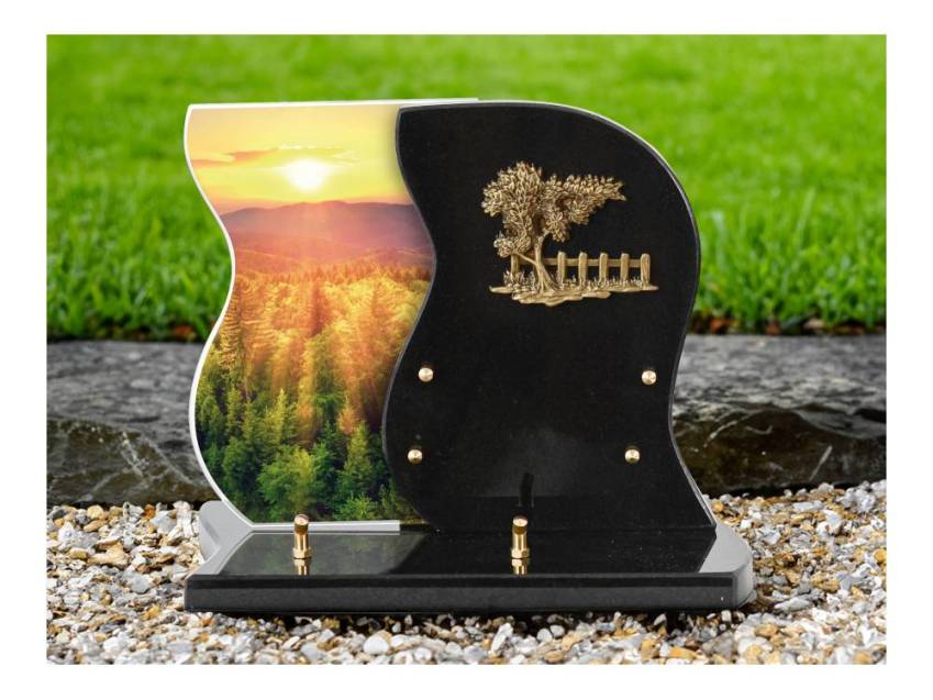 Floratina funeral plaque