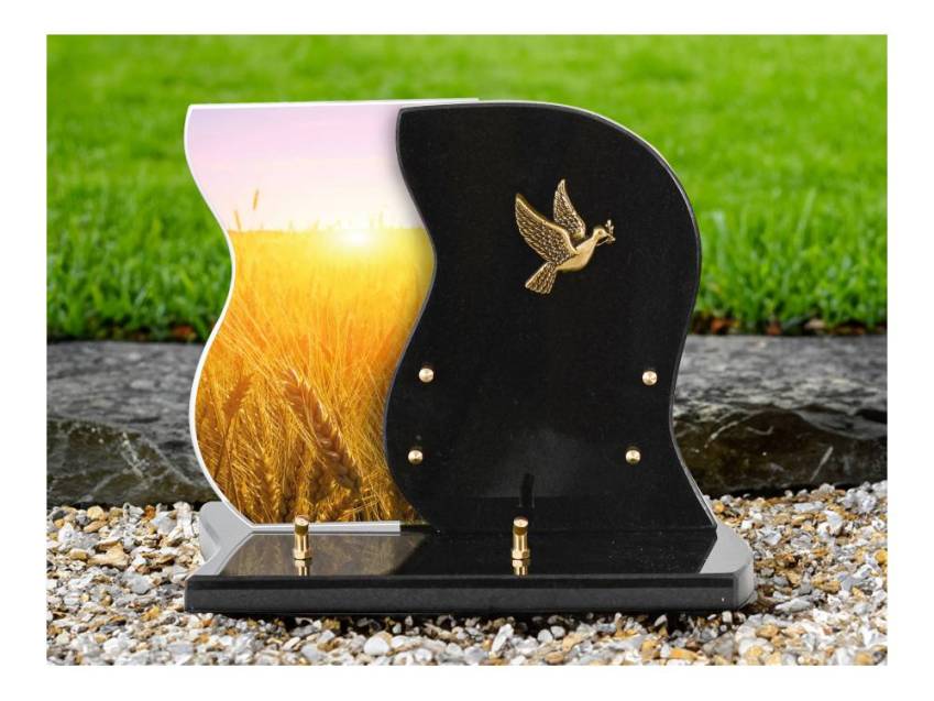 Floratina funeral plaque