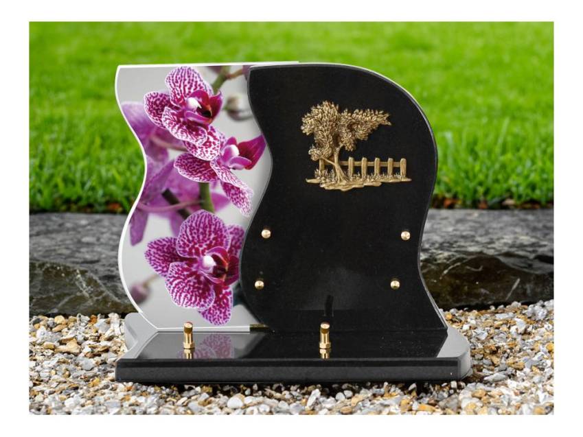 Floratina funeral plaque