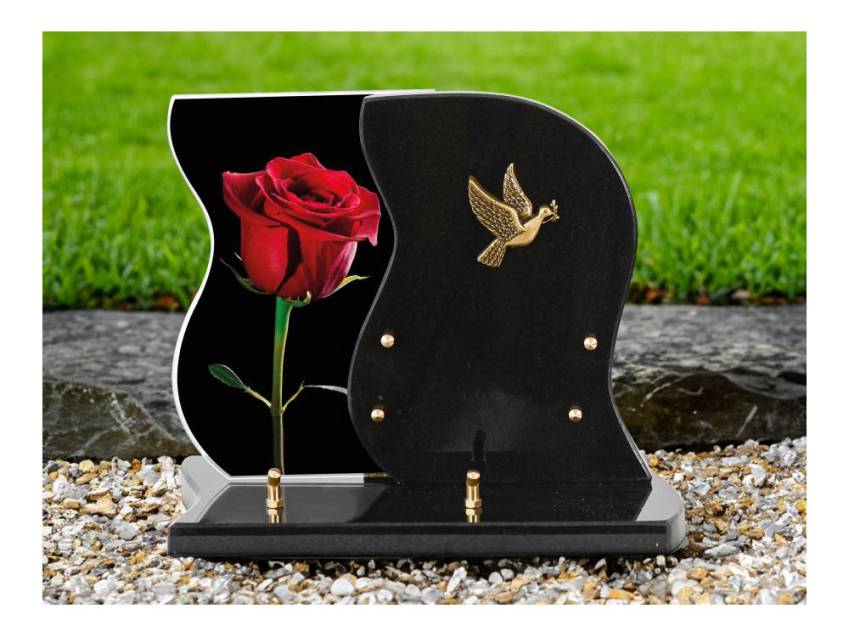 Floratina funeral plaque