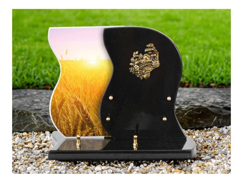 Floratina funeral plaque