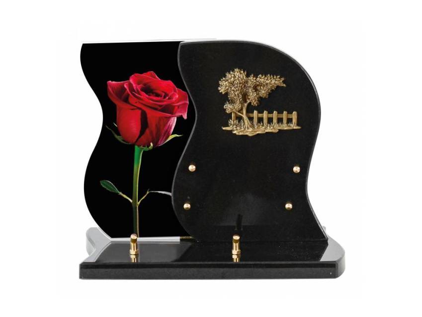 Floratina funeral plaque