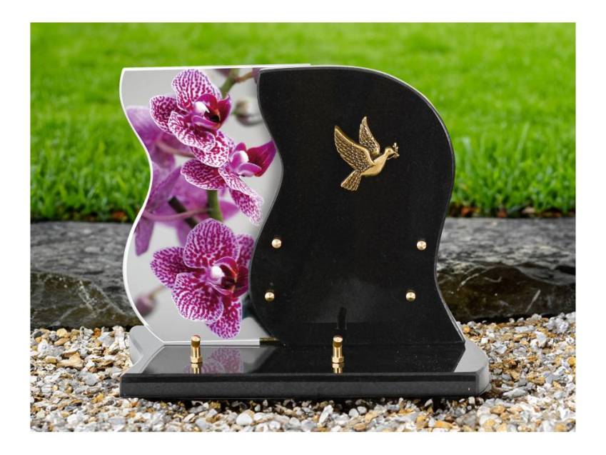 Floratina funeral plaque