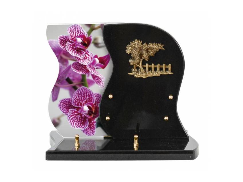 Floratina funeral plaque