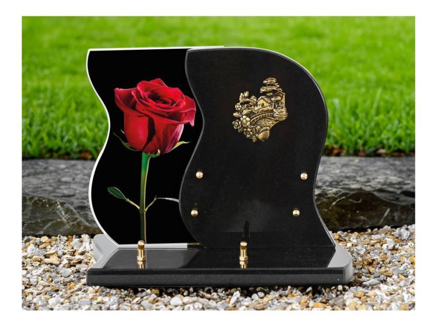 Floratina funeral plaque