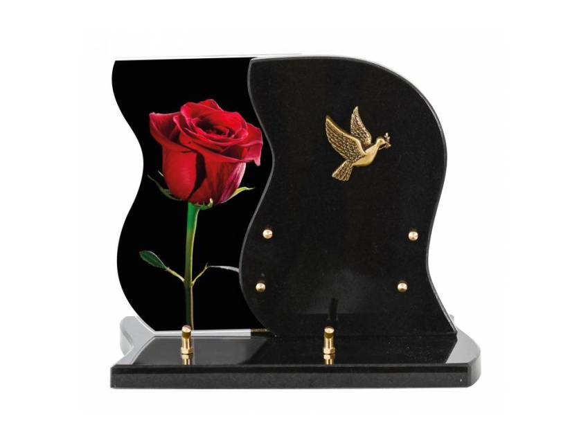 Floratina funeral plaque