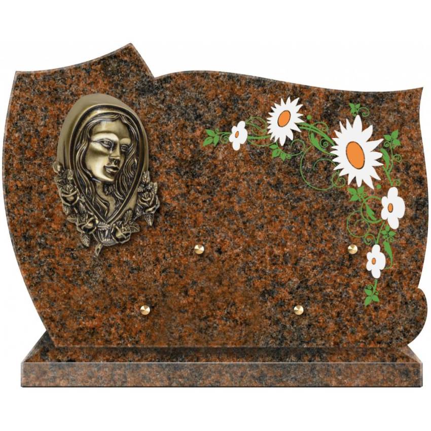 Traditional classic granite plaque.