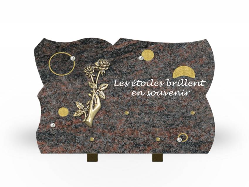 Plaque Granit Livre idyllique