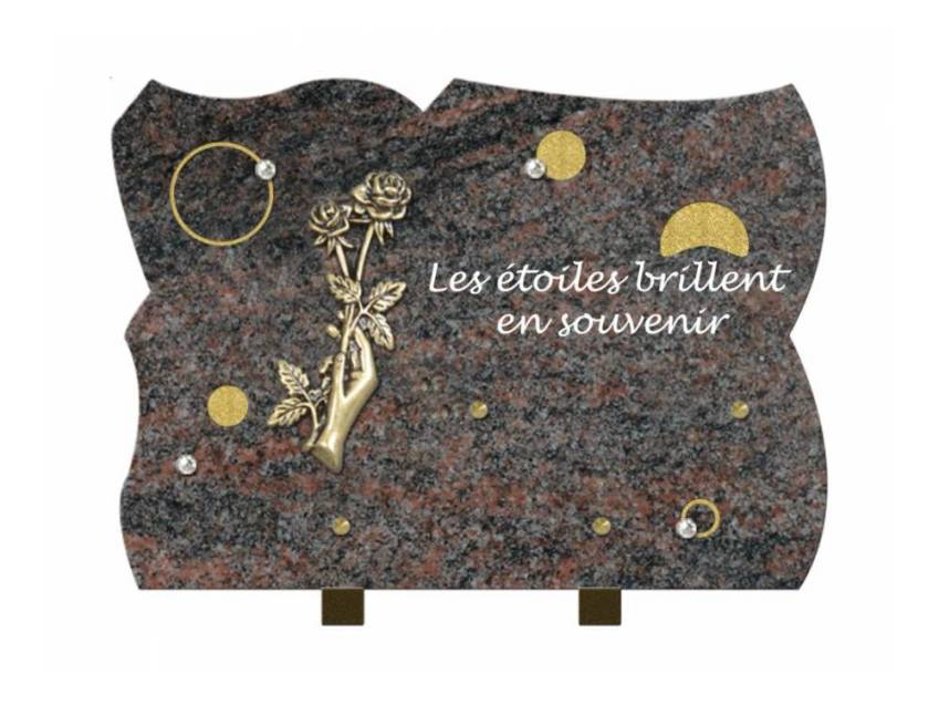 Plaque Granit Livre idyllique