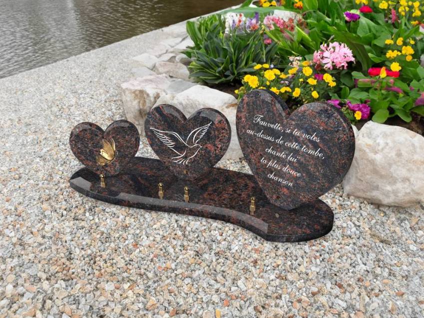 Granite Heart Aesthetic Plaque.