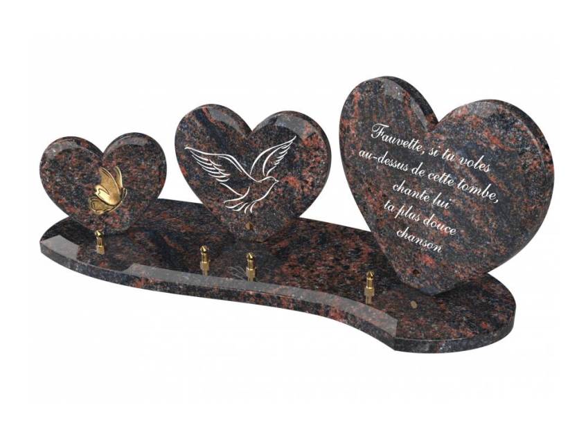 Granite Heart Aesthetic Plaque.