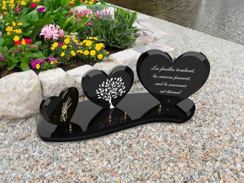 Granite Heart Aesthetic Plaque.