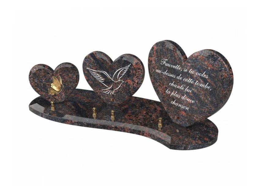 Granite Heart Aesthetic Plaque.